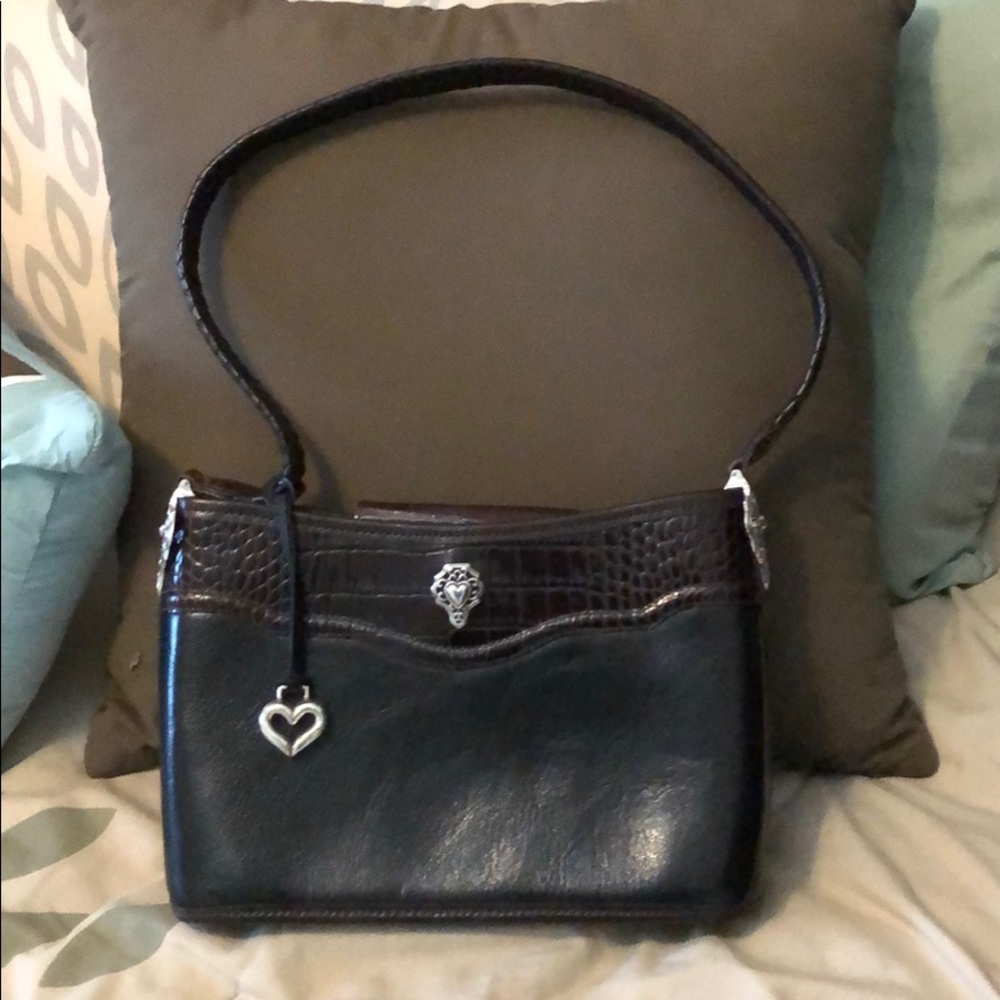 Brighton bag black n brown vintage